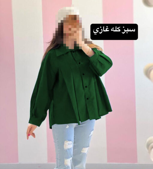 مانتو پيله عروسكي T كد 57578 - تصویر 3