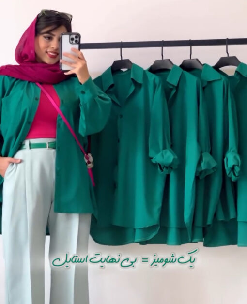 مانتو شوميزي ساجاسا كد 506970 - تصویر 2