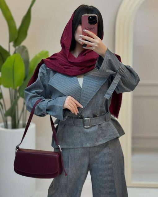 کت شلوار دیپلمات تينا T كد 8461467 - تصویر 8