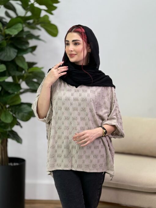 شومیز جلو بسته تَرنُم كد 714627 - تصویر 4