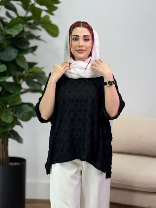 شومیز جلو بسته تَرنُم كد 714627 - تصویر 3