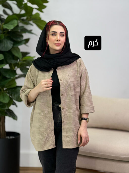 مانتو مراكشي روشنك كد 13585 - تصویر 3