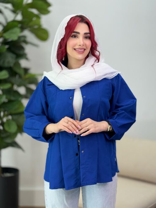 مانتو پيله عروسكي كد 18578 - تصویر 3