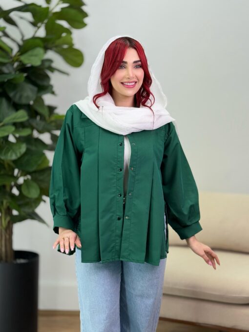 مانتو پيله عروسكي كد 18578 - تصویر 8