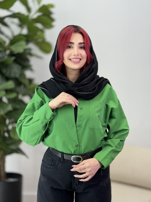 مانتو شوميزي بيسيك الهه كد 91577 - تصویر 8