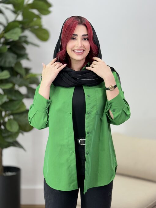 مانتو شوميزي بيسيك الهه كد 91577 - تصویر 9
