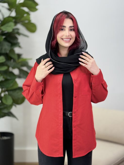 مانتو شوميزي بيسيك الهه كد 91577 - تصویر 13