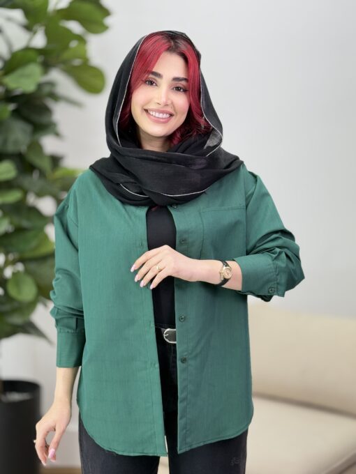 مانتو شوميزي بيسيك الهه كد 91577 - تصویر 17