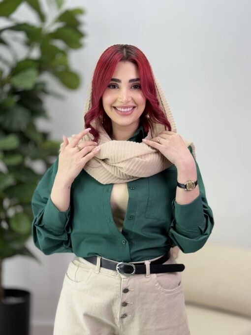 مانتو شوميزي بيسيك الهه كد 91577 - تصویر 18