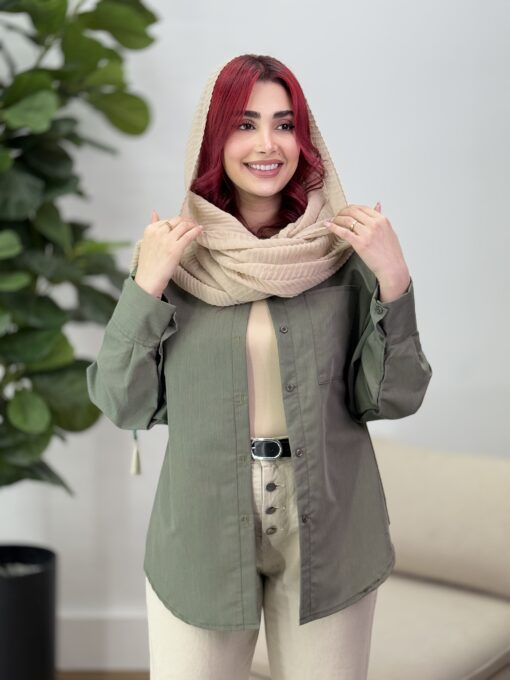 مانتو شوميزي بيسيك الهه كد 91577 - تصویر 20