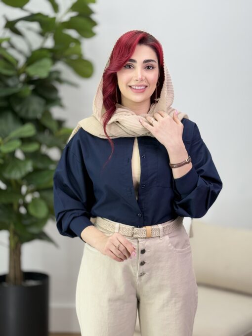 مانتو شوميزي بيسيك الهه كد 91577 - تصویر 32