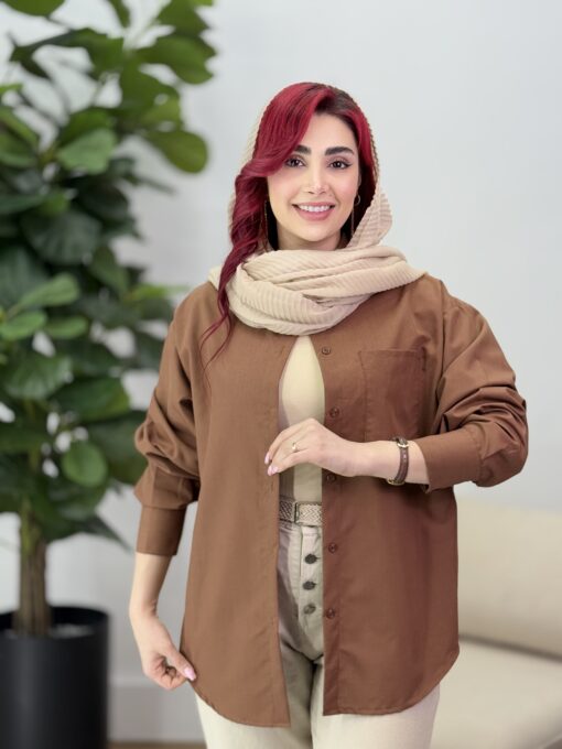 مانتو شوميزي بيسيك الهه كد 91577 - تصویر 34