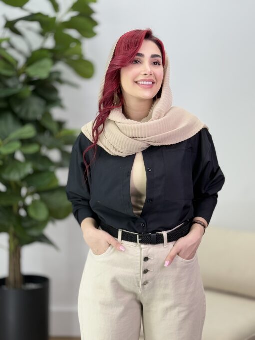 مانتو شوميزي بيسيك الهه كد 91577 - تصویر 36