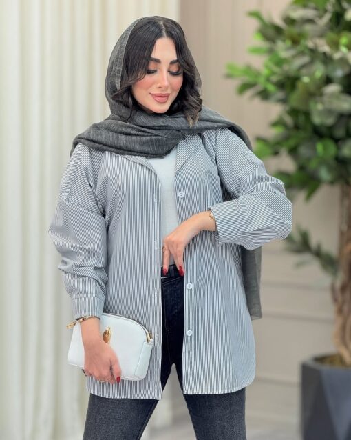 مانتوراه راه تک جیب مهلا کد6365 - تصویر 6