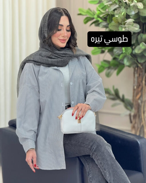 مانتوراه راه تک جیب مهلا کد6365 - تصویر 3