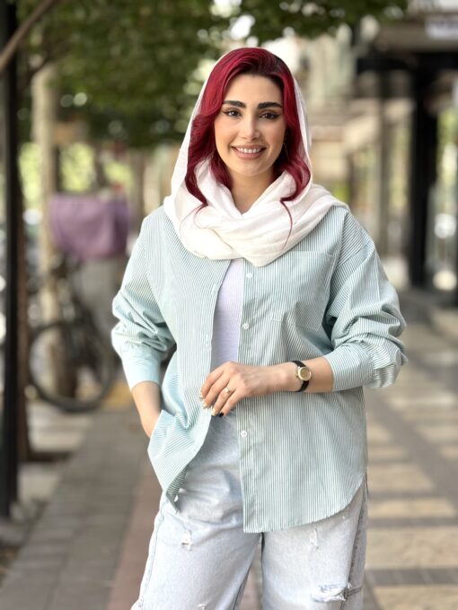 مانتو شوميزي راه راه E كد 75788 - تصویر 14