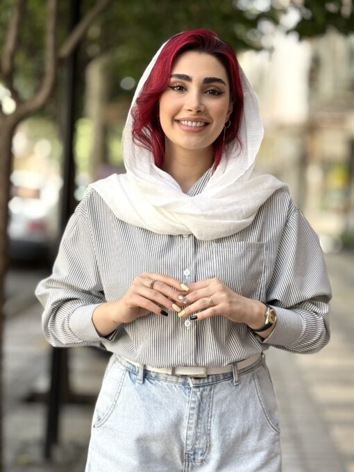 مانتو شوميزي راه راه E كد 75788 - تصویر 19