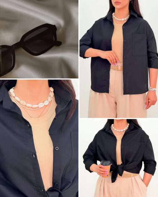 شـومـیـز تـک جـیـب فـرشـتـه كد 5402 - تصویر 5