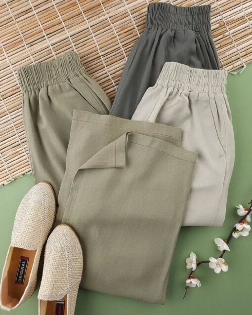شلوار نيم بگ ZARA كد 644164 - تصویر 11